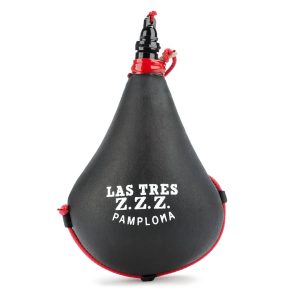 bota vino látex negra